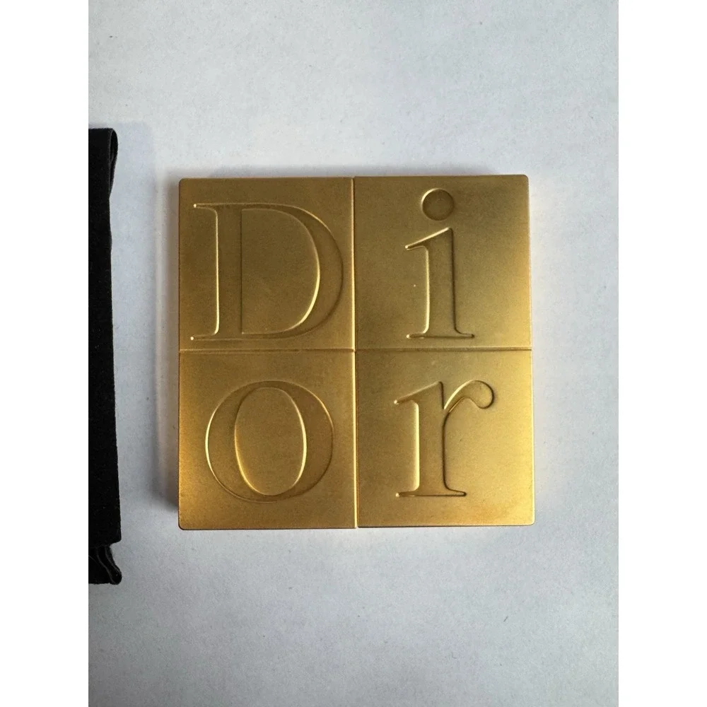 Authentic Vintage Christian Dior CD Sliding Door Compact Mirror BEAUTIFUL!